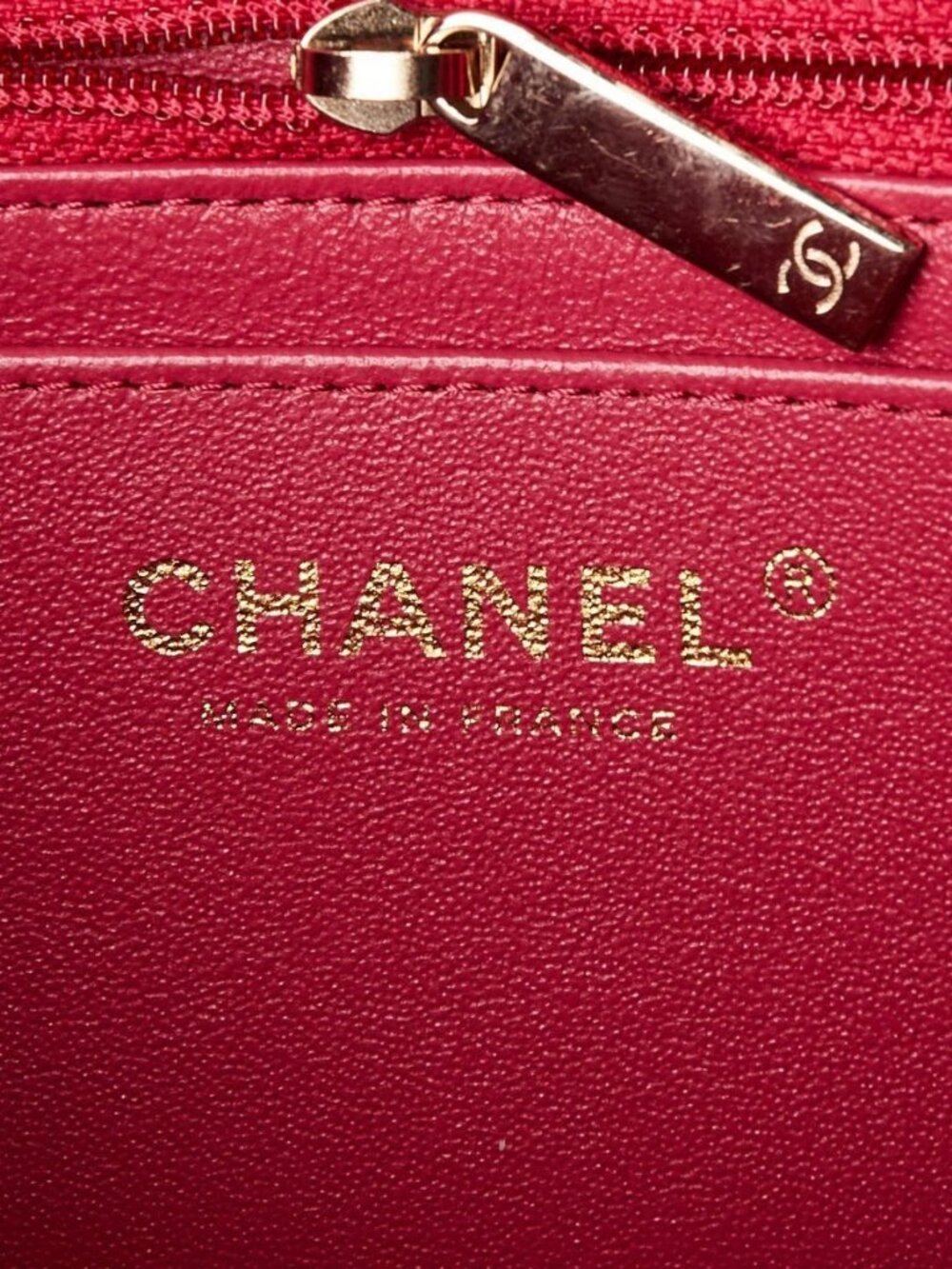 Chanel Pink Chevron Quilted Lambskin Leather Classic Mini Rectangular Bag - Picture 8 of 11